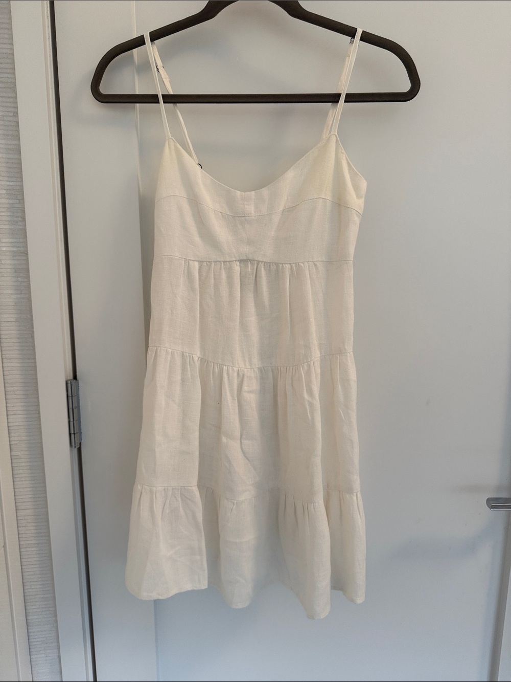 Honorine Cream Spaghetti Strap Dress - XS
